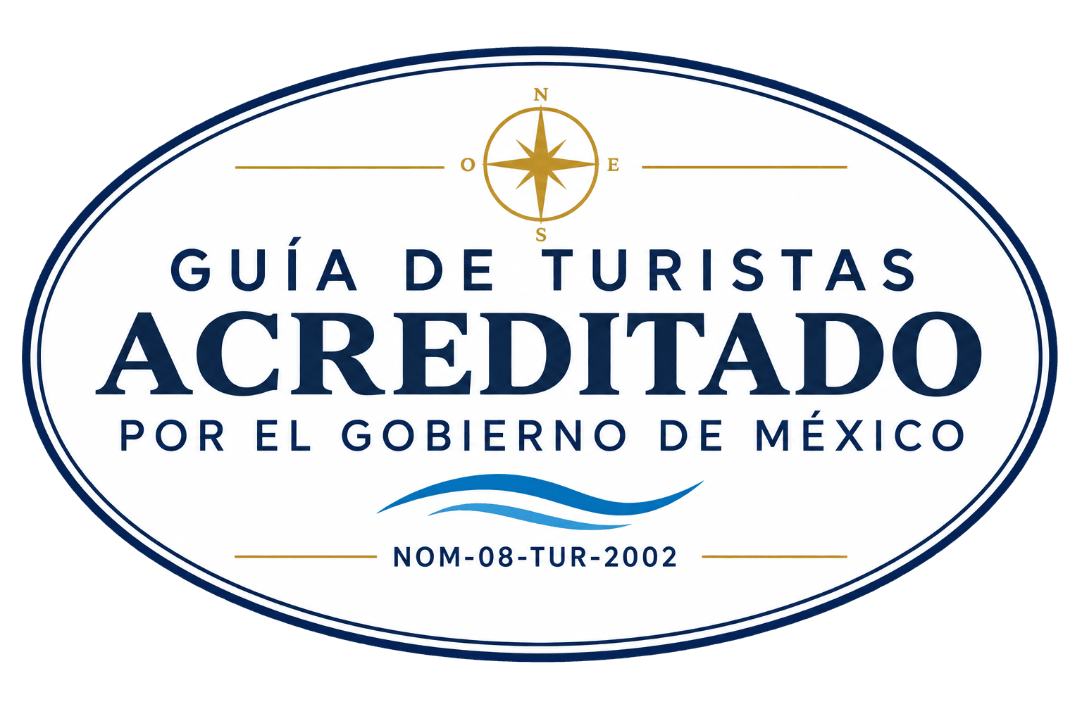 Guía de turistas acreditado por el Gobierno de México, NOM-08-TUR-2002