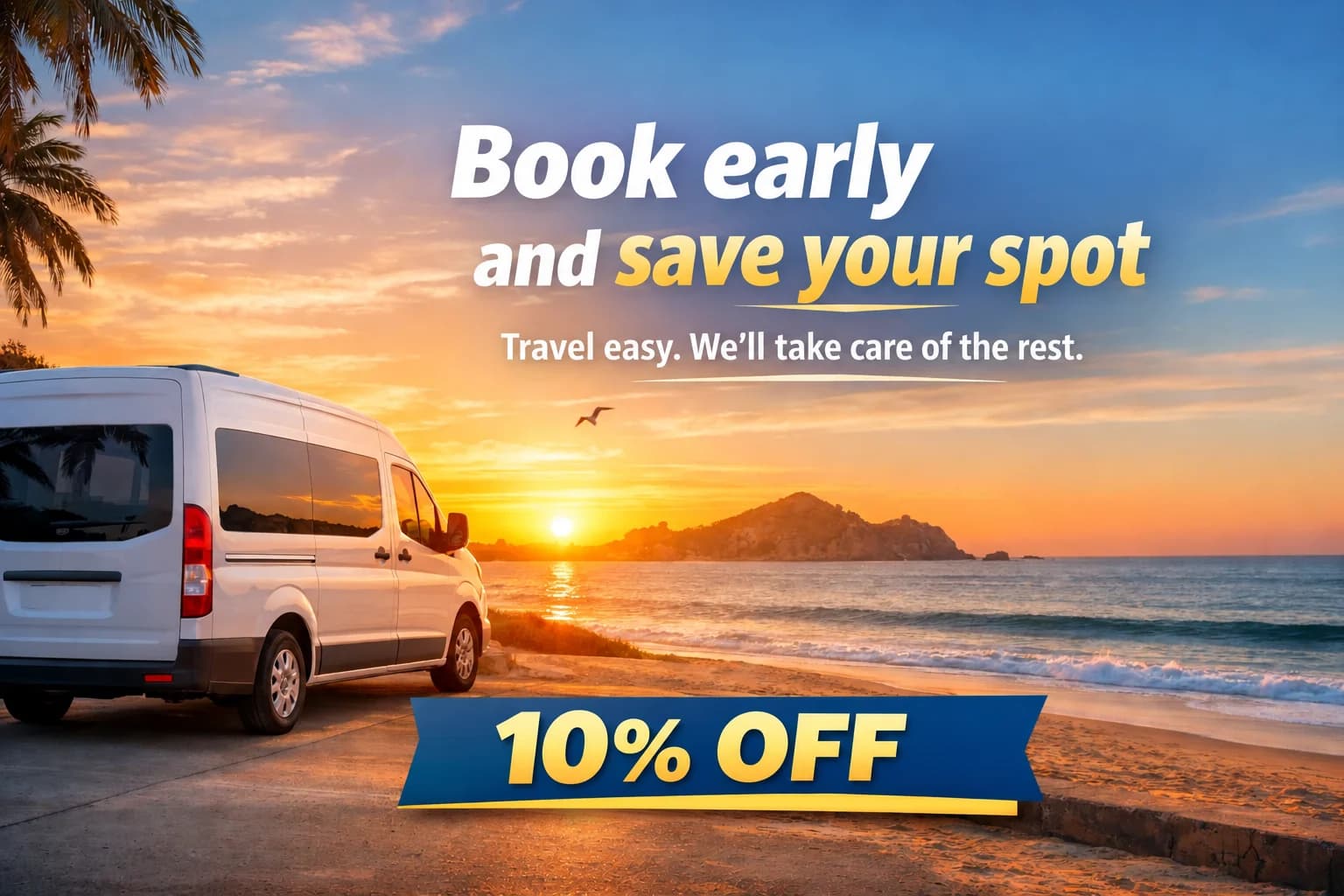 Ten percent early-booking offer for Mazatlán tours
