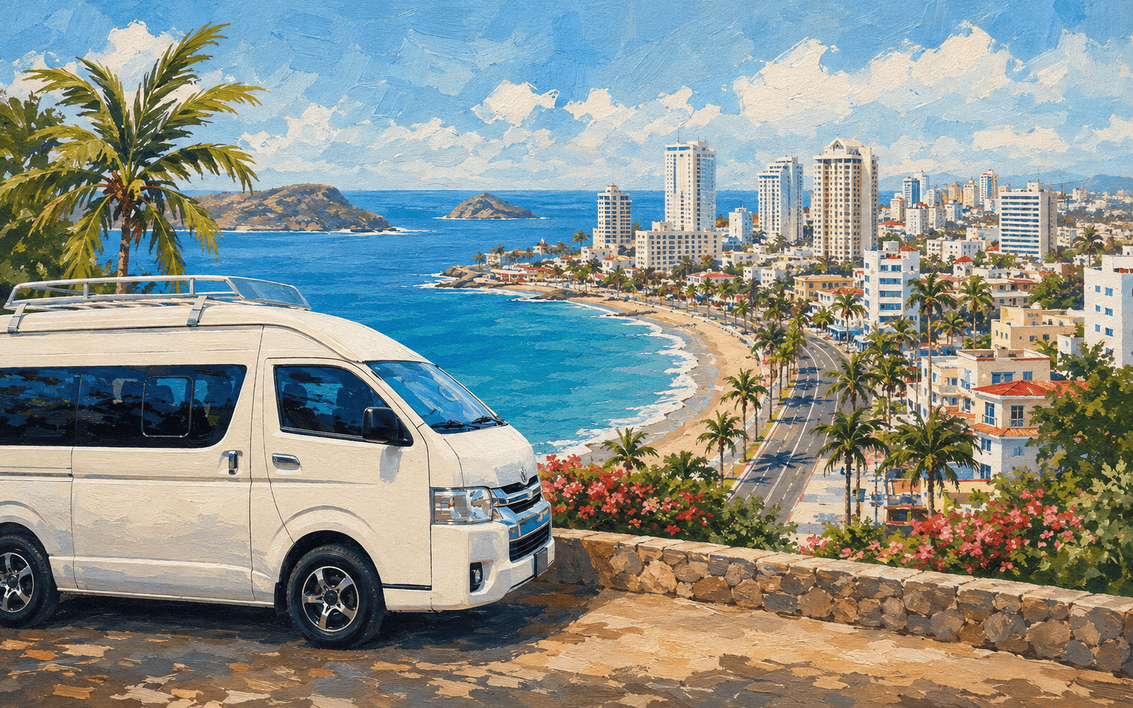 Vehículo privado por hora en Mazatlán